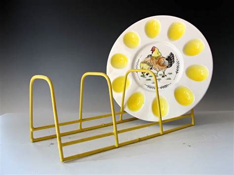 Yellow Dish Rack Retro Dish Drainer Rubber Coated by RetroRevival Kitchen Cupboards, Kitchen ...