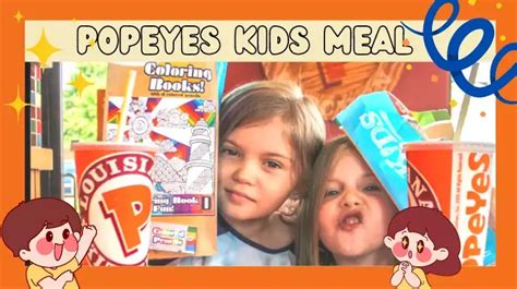 Popeyes kids Meals and Price, WOW! Offer Popeyes Toys - All Popeyes Menu