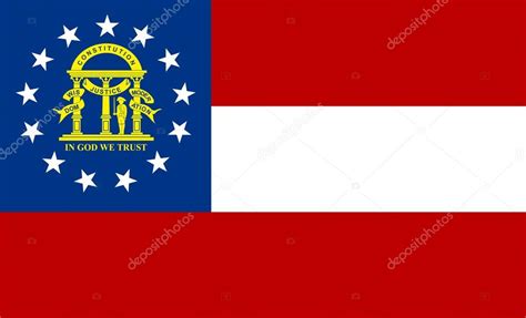 Georgia 2003, the US State Flag — Stock Photo © MAKEEVVLADIMIR.MAIL.RU #107154084