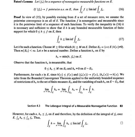 real analysis - Fatou's lemma - Royden's proof - Mathematics Stack Exchange