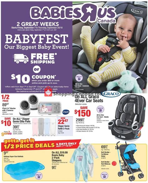 Toys R Us / Babies R Us Canada, flyer - (Babies R Us): September 7 - September 20, 2018 ...