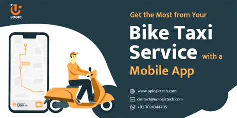 Get the Most from Your Bike Taxi Service with a Mobile App - Uplogic Technologies