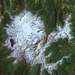 Volcano Quetrupillan in Chile (Google Maps)
