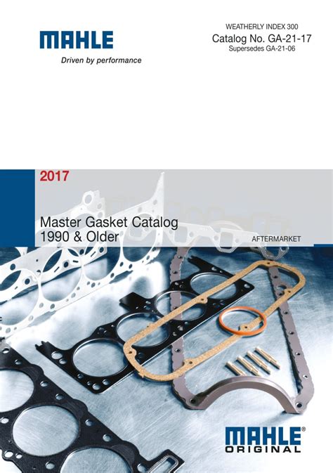 MAHLE Aftermarket North America | MAHLE Aftermarket | Catalog PDFs