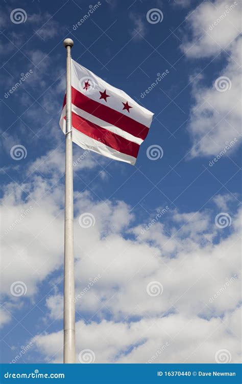 District of Columbia (Washington, DC) Flag Stock Photo - Image of stripe, flag: 16370440