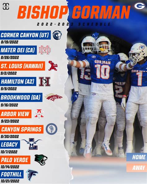 Gaels Football on Twitter: "The Official 2022 Bishop Gorman Gaels ...