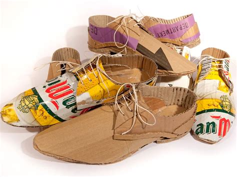 Mark O'Brien Cardboard Shoe | Ecouterre