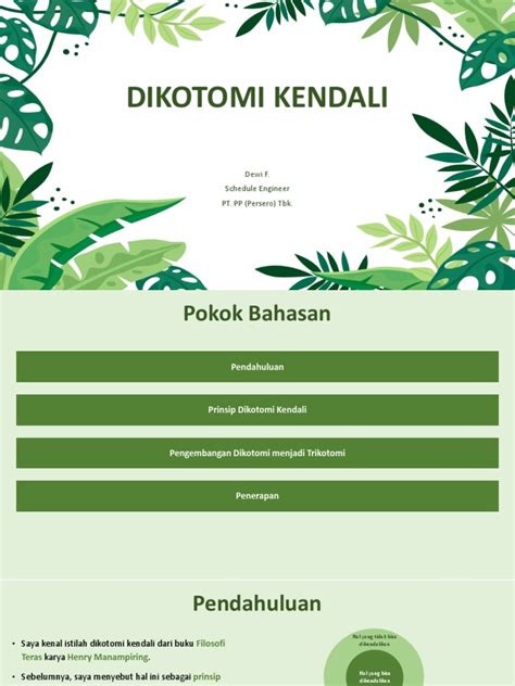 Dikotomi Kendali | PDF