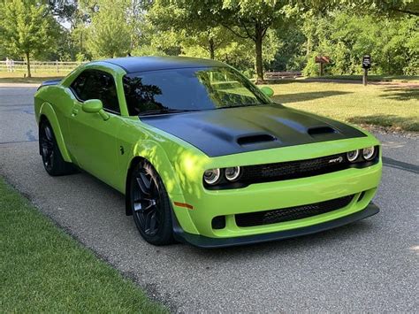 Dodge 2024 Challenger In Sublime Green - Elsa Suzanne