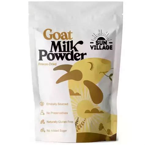 Sun Village Goat Milk Powder Freeze-Dried No Preservatives Powder: Uses, Price, Dosage, Side ...