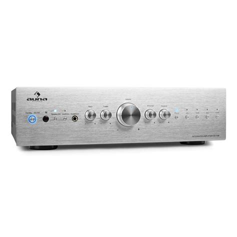 CD708 Hifi Stereo Amplifier 600W Silver