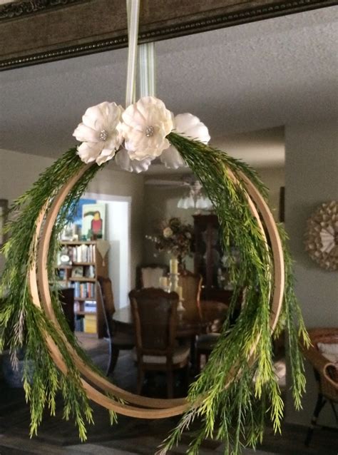 Embroidery Hoop Wreath Inspiration