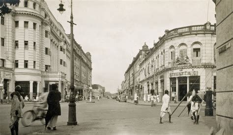 Park Street in Calcutta (Kolkata) - c1930's - Old Indian Photos