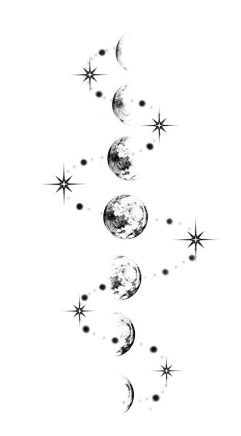 Moon Phases Tattoo Pinterest