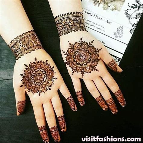 20 Simple Arabic Mehndi Designs For Girls In 2020