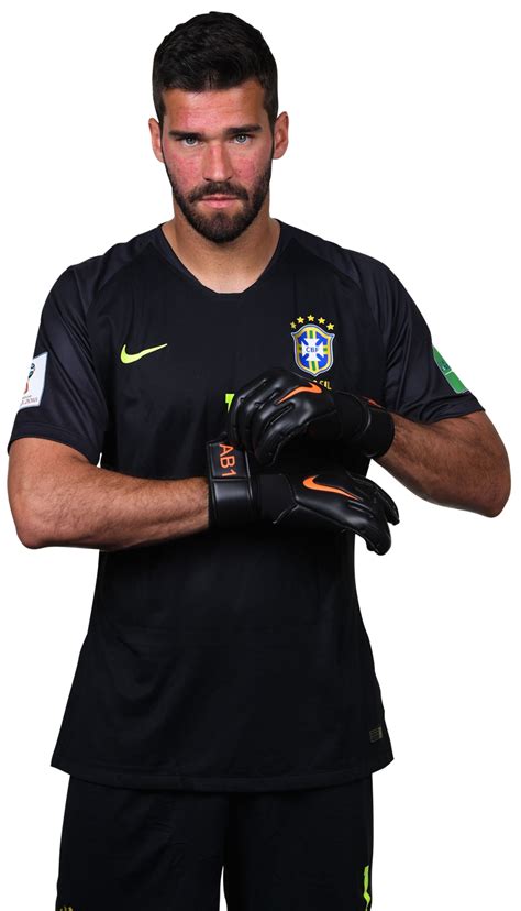 Alisson Becker Brazil football render - FootyRenders