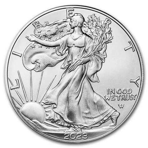 Moneda de Plata American Eagle 1 oz 2023 BU - Dracma Metales