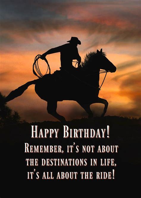 happy birthday cowboy - Google Search | Happy birthday cowboy, Horse cards, Cowboy birthday
