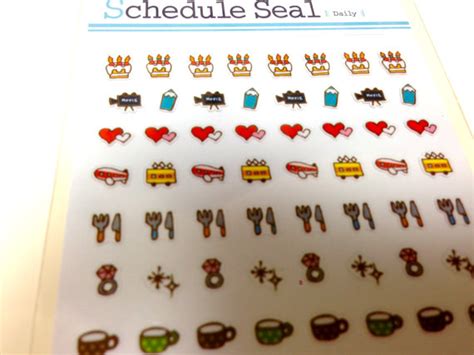 Filofax stickers and hole reinforcers