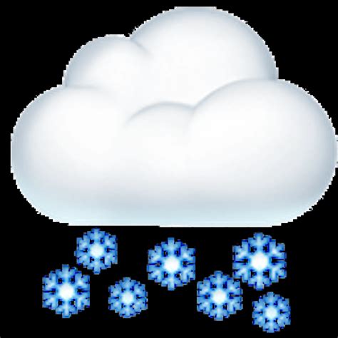 🌨 Cloud with Snow Emoji Copy Paste 🌨