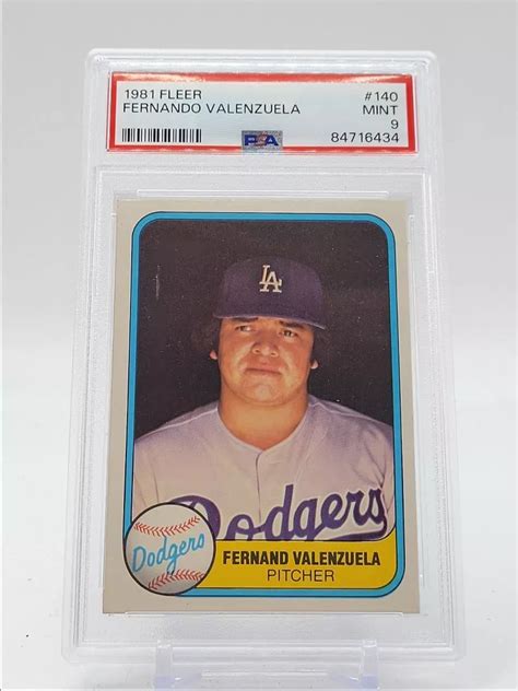 Fernando Valenzuela 1981 Fleer #140 Base Price Guide - Sports Card Investor