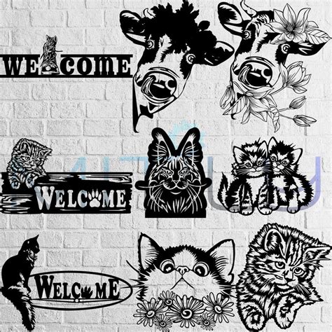 110+ Cool DXF files - Animals, wall decor, welcome signs – Mitily