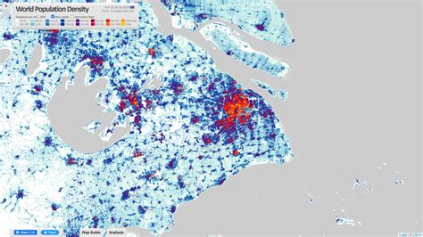 World Population Density Map Update with GHSL 2023 – CityGeographics