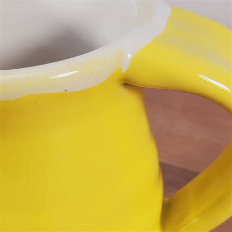 Yellow Coffee Mug Yellow Coffee Cup Pottery Coffee Mug - Etsy