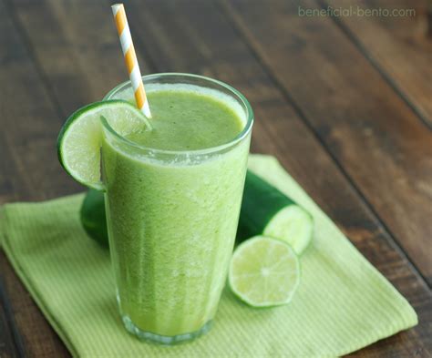 Tropical Green Smoothie Recipe - Beneficial Bento