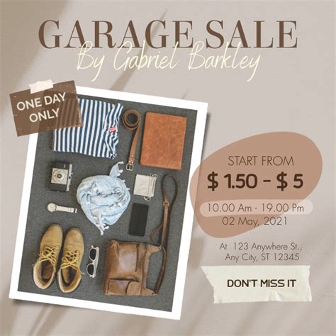 Copy of Garage Sale! | PosterMyWall