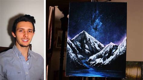 How to paint mountains! A basic speed painting tutorial for beginners ...