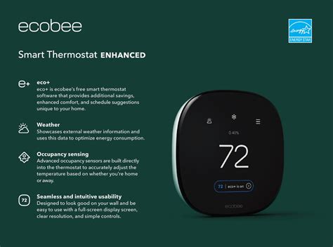 ecobee Smart Thermostat Enhanced | Entergy Solutions MS Marketplace