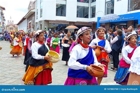 Folk Dancers Represent Variety of Ecuadorian Culture Editorial Image - Image of culture, group ...