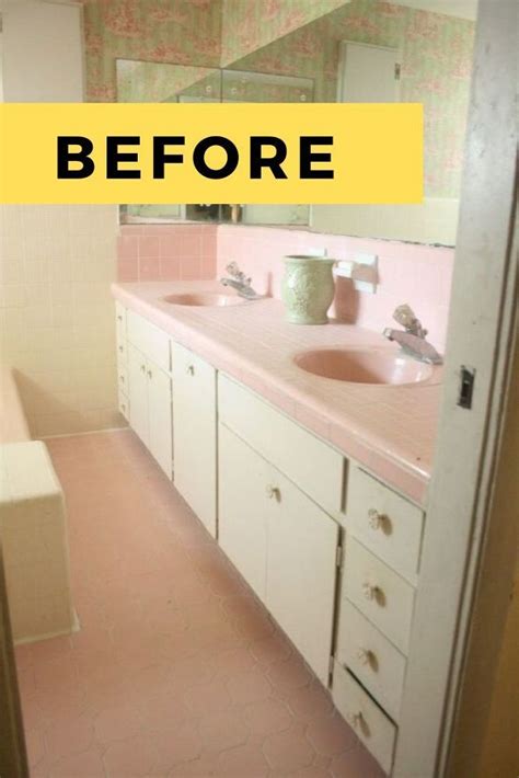 1960's Bathroom Remodel DIY Idea | 1960s bathroom remodel, Diy bathroom remodel, Diy remodel