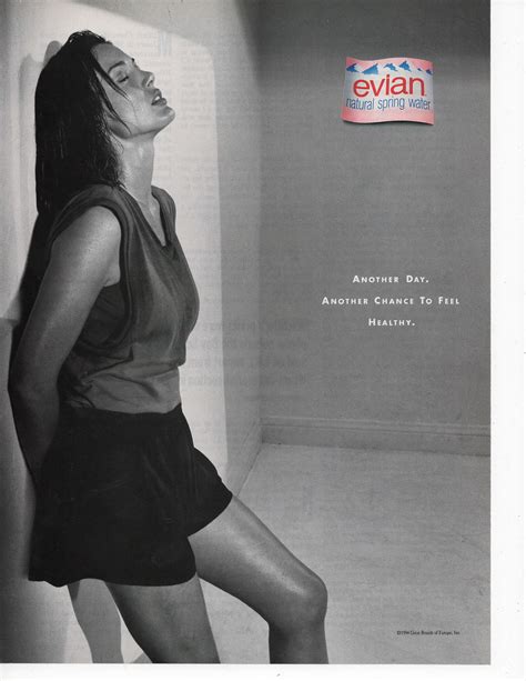 Evian bottled water vintage Full Page Print Ad August 1994 on eBid ...