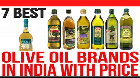 Top 7 Best Olive Oil Brands in India with Price - YouTube