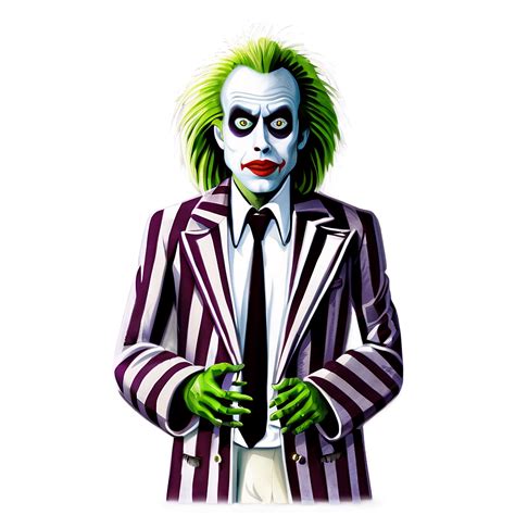 Download Beetlejuice Cartoon Art Png 05232024 | Wallpapers.com