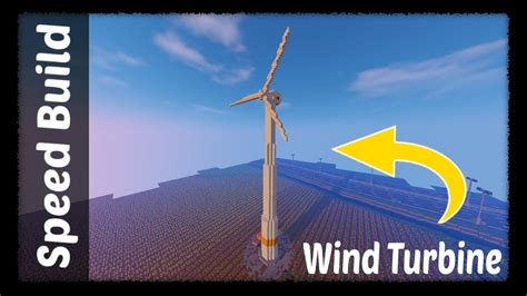 Minecraft Speed Build - Windmill / Wind Turbine - YouTube