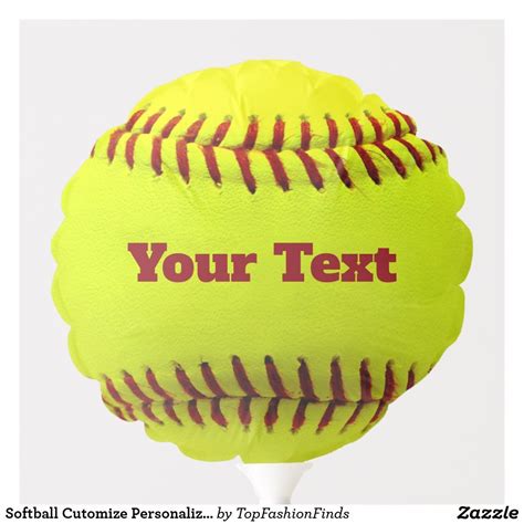Softball Cutomize Personalize Teal Ball Caoch Balloon | Zazzle | Teal, Balloons, Custom balloons