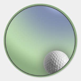 Golf Ball Stickers | Zazzle