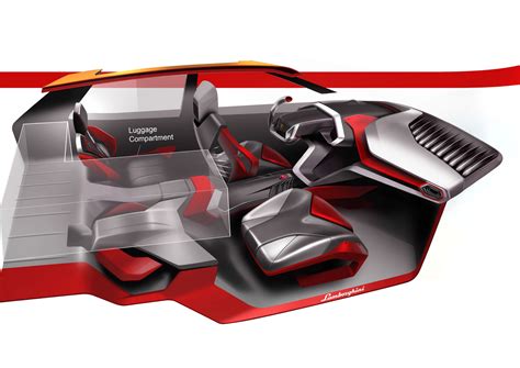 Lamborghini Concept Interior Design Render - Car Body Design