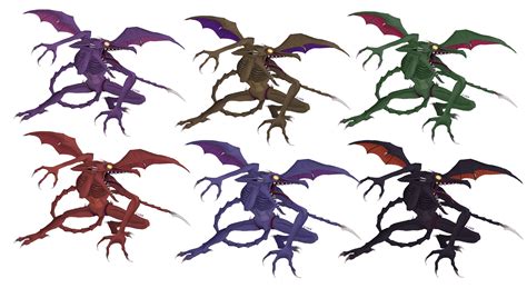 SSB Ultimate: Ridley Skins by EyeSicle on DeviantArt