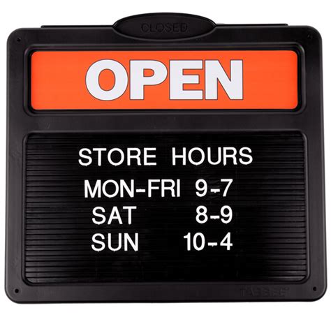 Headline Sign 3727 14 3/8" x 12 3/8" Double-Sided "Open" / "Closed ...