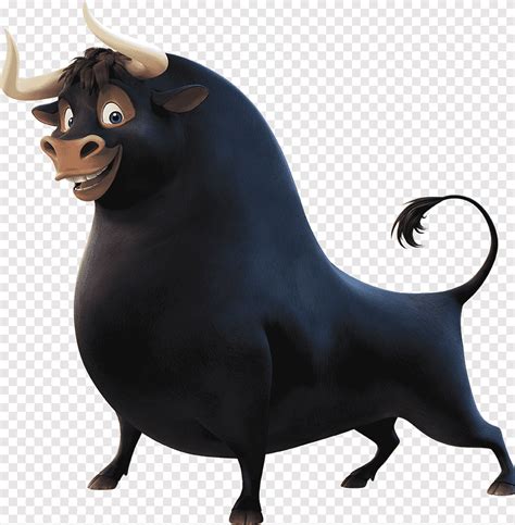 Black bull character, The Story of Ferdinand Film Animated cartoon ...