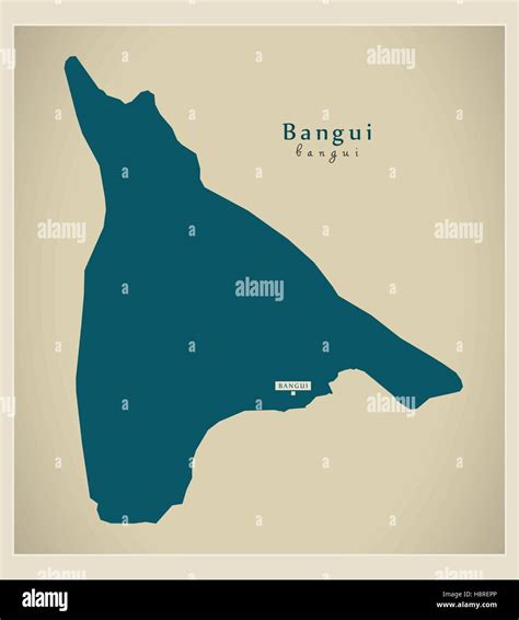 Modern Map - Bangui CF Stock Vector Image & Art - Alamy