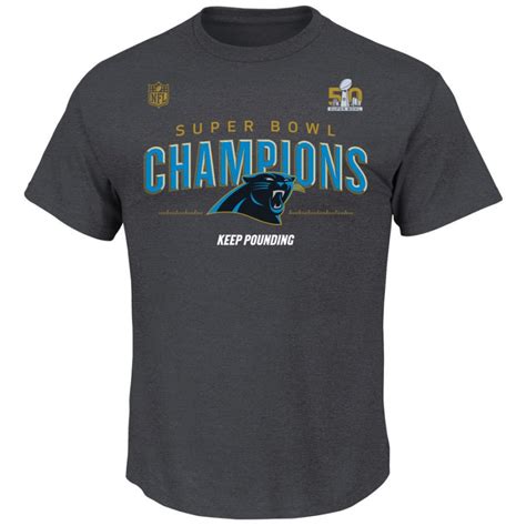 Phantom Merchandise: Carolina Panthers Super Bowl 50 Champions Gear ...