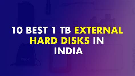 10 Best 1 TB External Hard Disks In India - (November 2022)