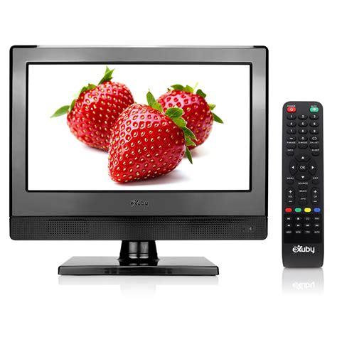 Exuby Small TV - Perfect Kitchen TV - 13.3 Inch LED TV - Watch HDTV Anywhere - for RV TV, Office ...