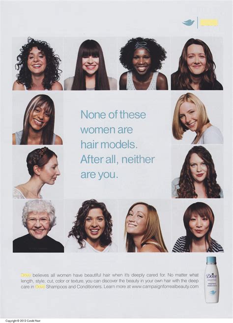 Dove. Vogue, 2005. This ad fulfills the self- esteem concept. It is made to make the person ...