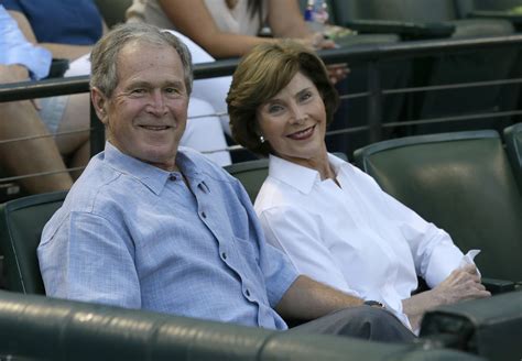 George W. Bush and Laura Bush celebrate 40th wedding anniversary ...